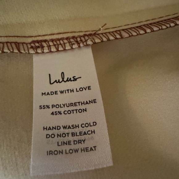 Lulus Corte Vegan Leather Mini Short Skirt w/Slit, Chestnut Brown, Size M, NWT - Picture 10 of 13